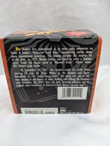 The Shadow Original Broadcasts Set Of 4 Sixty Minute Casettes - Picture 3 of 13