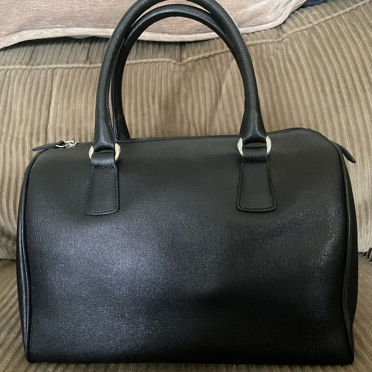 Furla Black Saffiano Leather Bag | eBay Furla Black Saffiano Leather Bag | eBay