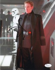 Domhnall Gleeson Star Wars Autographed Signed 8x10 Photo JSA COA #J1