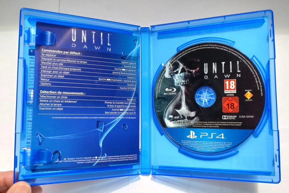 UNTIL DAWN Playstation 4 (PS4) PAL FR complet, photo 3 sur 5