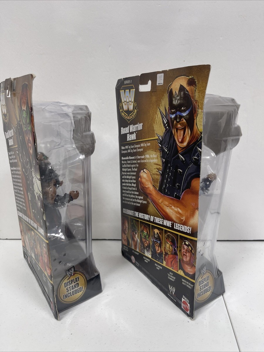 WWE Mattel Road Warriors ANIMAL And HAWK Action Figures
