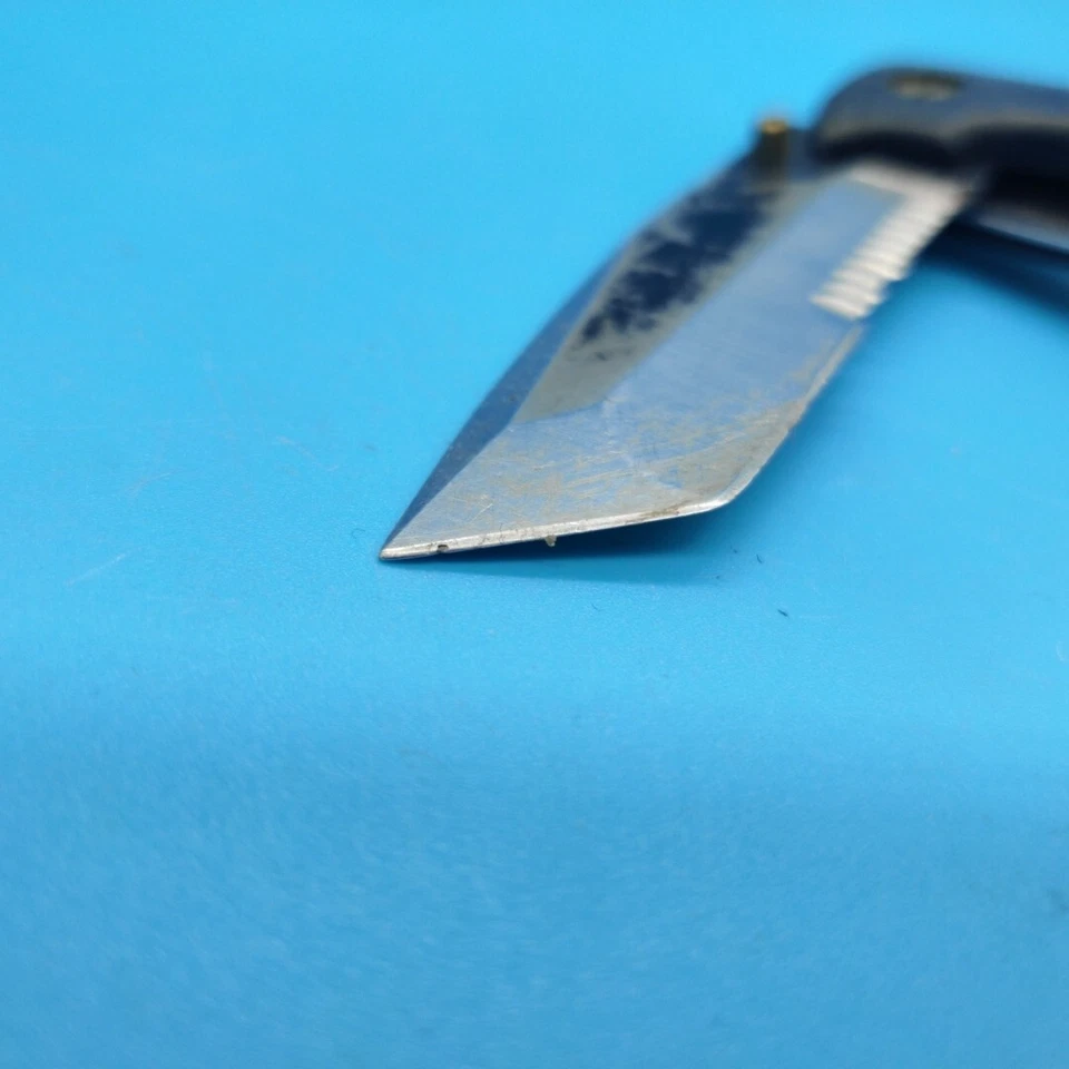 Browning Model 606 Barracuda Serrated Tanto Pocket Knife Seki Japan LOOSE - Image 2 of 4