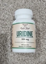Double Wood Supplements Uridine 300 mg [60 Caps., 60 Doses]