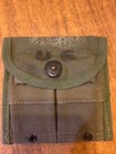 ORIGINAL G.I. KOREAN WAR M1 CARBINE WEB BELT POUCH — photo 1