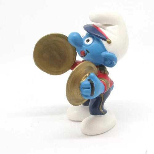 Schleich 20495 Cymbals Player Smurf Toy Figurine Model - NEW
