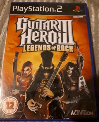 Guitar Hero 3: Legends of Rock - Guitar Hero III (PS2) komplett mit Handbuch