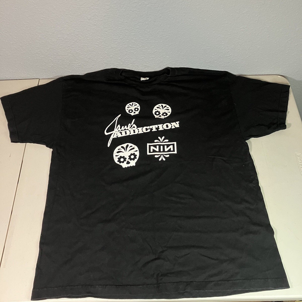 Band Tour T- Shirt Janes Addiction Nine Inch Nails 2xl Ninja Tour 