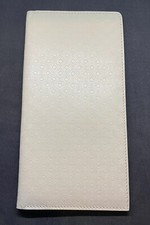 GENUINE Ferragamo Gancini Debossed Large Bi-fold Check Wallet Organizer 9 Slot