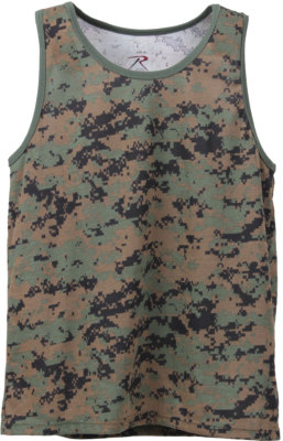 sleeveless army t shirt