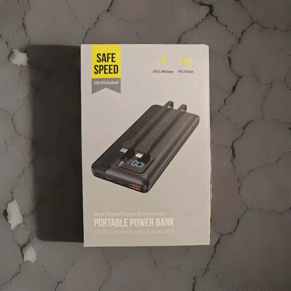 16000mAh PD 30W Power Bank Portable Fast Charger