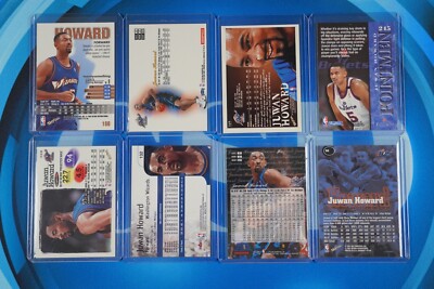 NBA Basketball Legend Juwan Howard Washington Wizards 14 Card Lot 