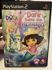 Dora the Explorer Saves the Mermaids Ps2 Complete with Manual