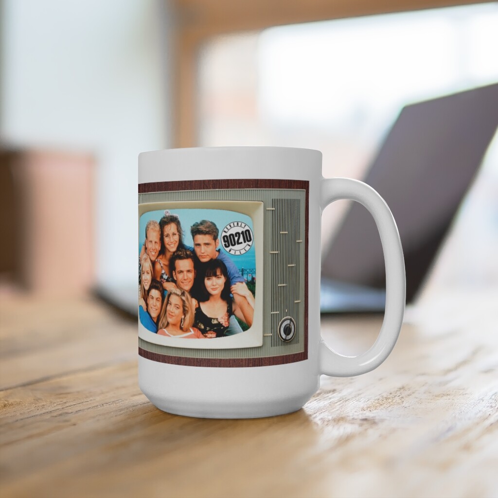 BEVERLY HILLS 90210 Tv Show Tv Retro Design Ceramic Mug 15oz Extra Large