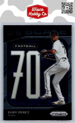 2023 Panini Prizm 20-80 Scale Eury Perez #SC12 Miami Marlins
