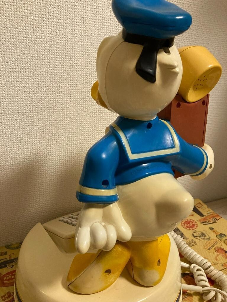 神田通信工業 ドナルドダック 電話機 DK-650K 1985年製 ディズニー 神田通信工業 ドナルドダック 電話機 DK-650K 1985年製 ディズニー