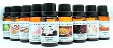 9 Bottle Oil Set: Cotton Candy, Mahogany Teakwood Plus 7 more Crazy Candles