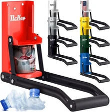 "16 Oz. Metal Can Crusher, Heavy-Duty Wall-Mounted Smasher for Aluminum Seltzer,