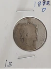 1892-O Barber Quarter Ungraded Circulated Silver 25 Cent Coin