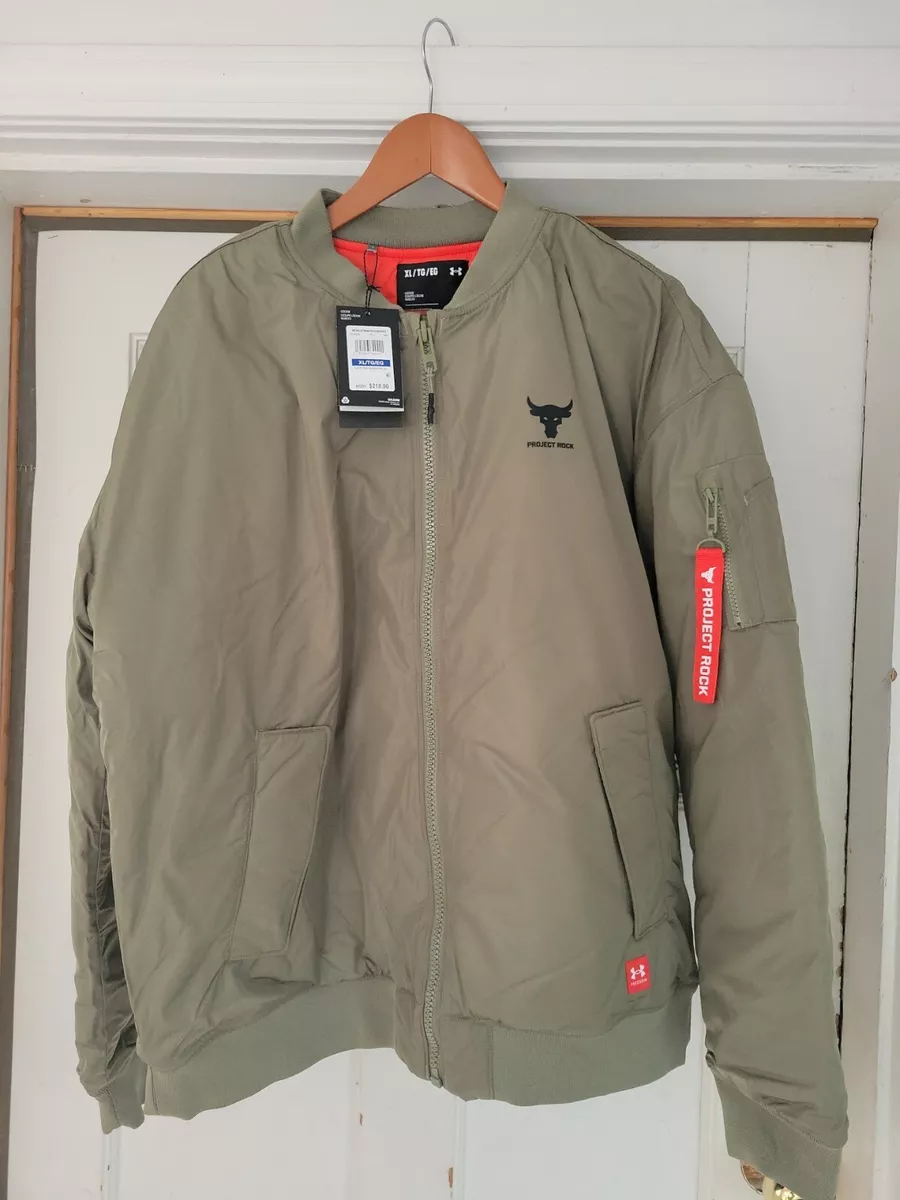Under Armour Project Rock Insulated Bomber Jacket 1374425 346