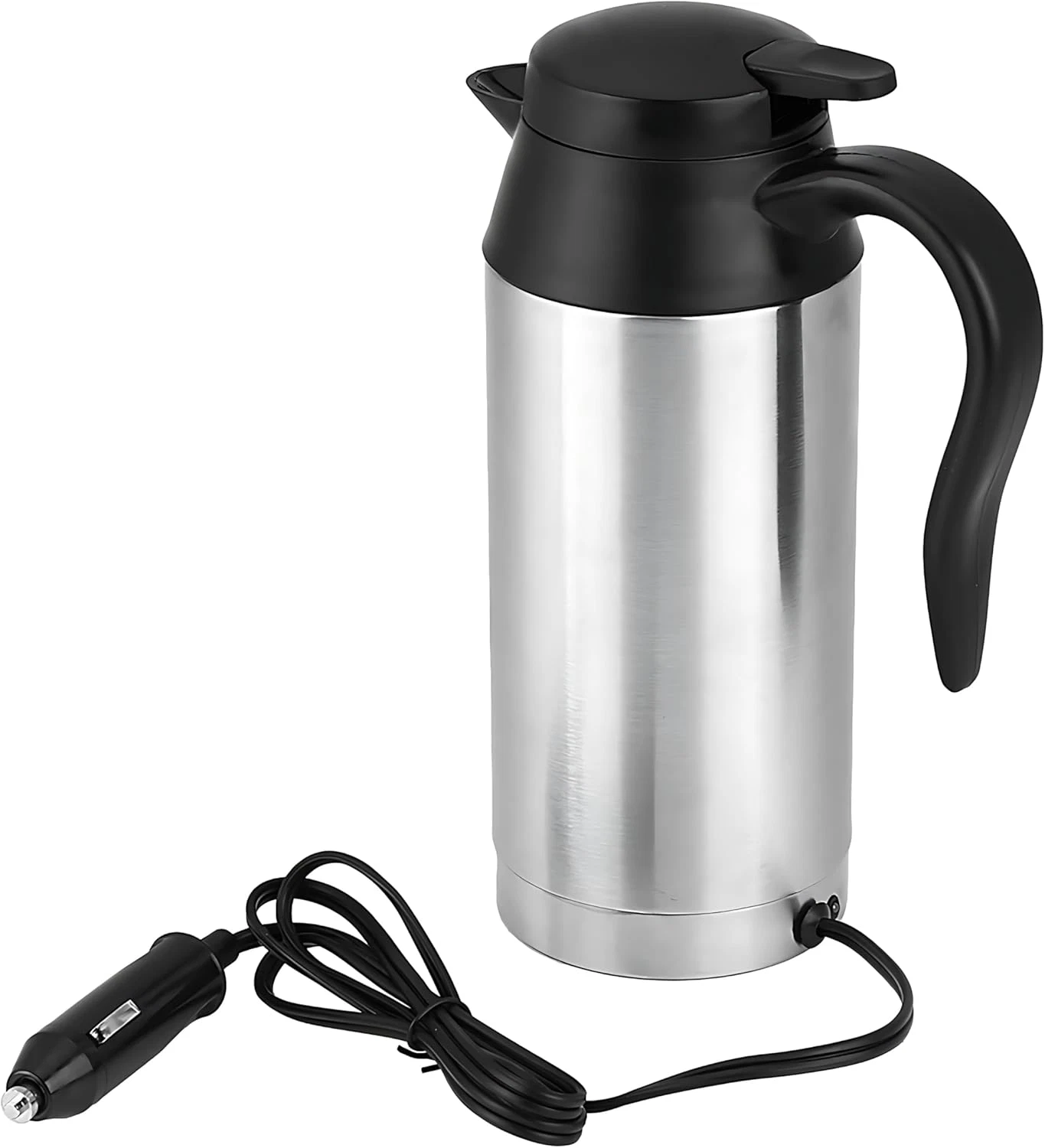 12V Portable Stainless Steel Car Electric Kettle for Travel Tea & Coffee