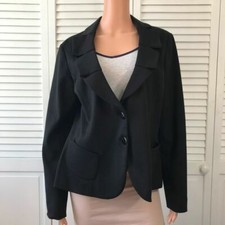 SANDRO Sportswear Black Blazer Size Large