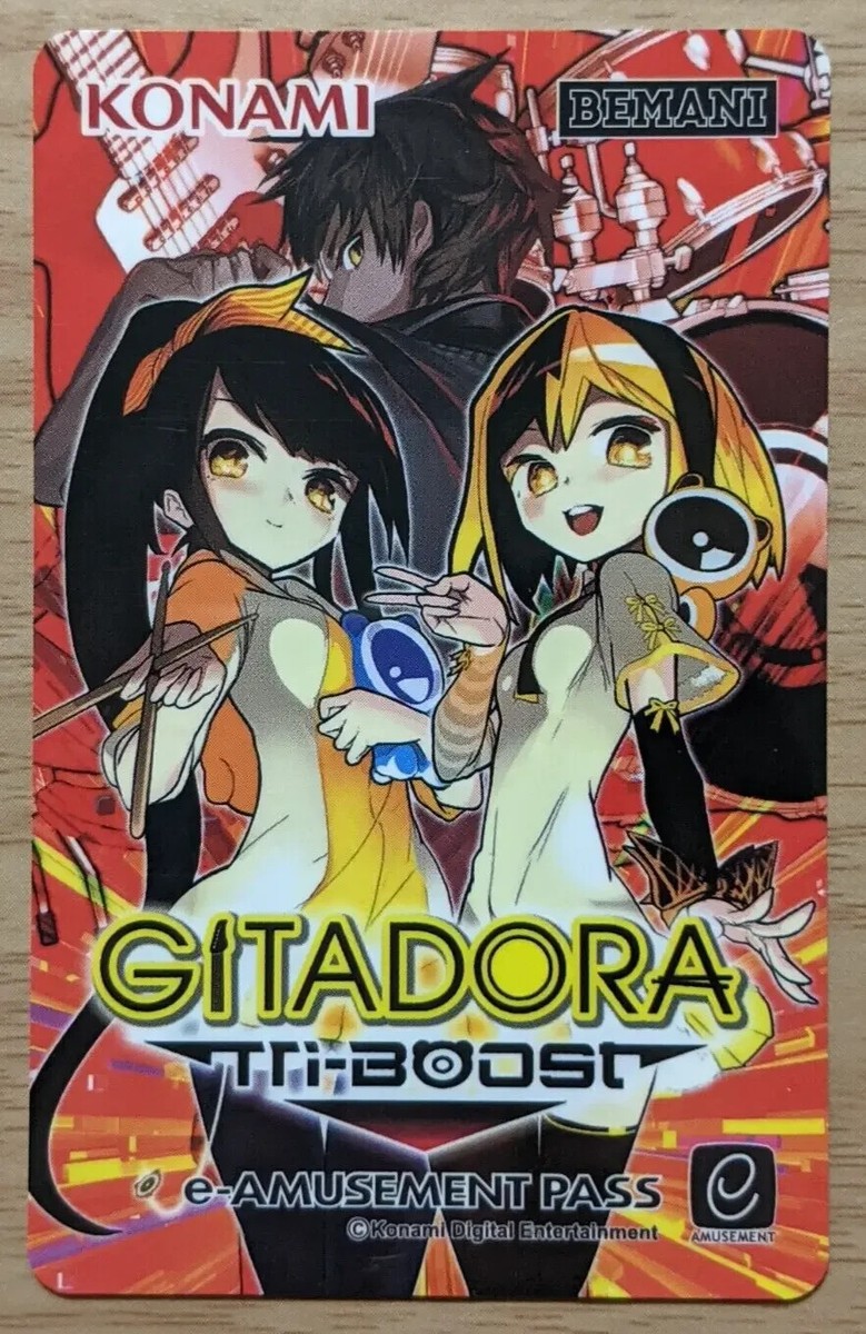 SHIPS FROM USA Unused Konami e-AMUSEMENT PASS Card GITADORA Tri