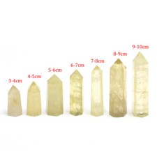 3-10cm Natural Yellow Citrine Quartz Obelisk Healing Crystal Point Wand Gemstone