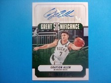 2022-23 Panini Hoops Basketball #GS-GRA Great Significance Grayson Allen