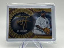 2023 Topps Five Star - CC Sabathia - Golden Graphs Yankees Auto GG-CS  Gold /10