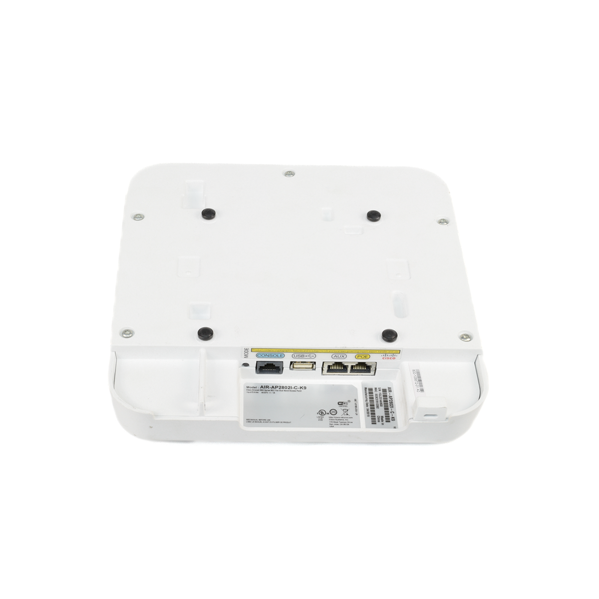 Cisco AIR-AP2802I-C-K9 802.11ac W2 AP w/CA; 4x4:3; Int Ant; 2xGbE