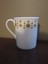 VINTAGE DEMITASSE CUNARD QUEEN ELIZABETH 2 SHIP SNOWFLAKE PATTERN ROYAL DOULTON