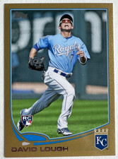 2013 Topps - David Lough #268 (RC) Gold /2013, Kansas City Royals