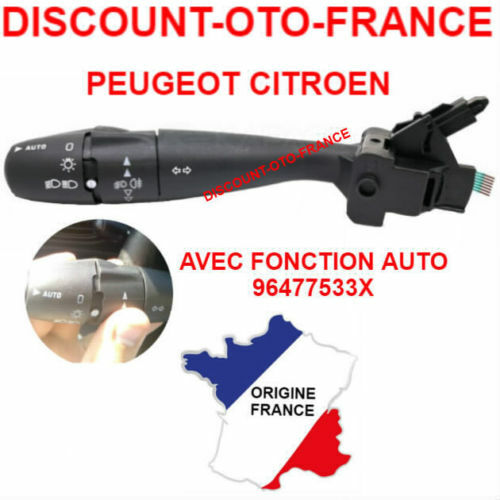 Commodo phares feux clignotants Peugeot Citroën antibrouillards bloc COM2000 gauche