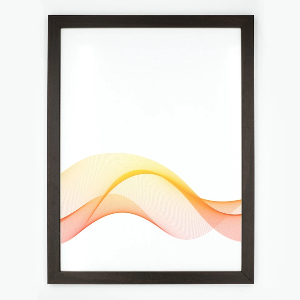 Bilderrahmen aus MDF 70x100cm Foto Rahmen 100x70 Schwarz,Kiefer Posterrahmen - - Bild 3 von 4