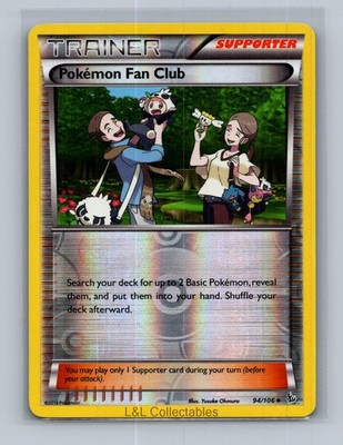 Pokemon Fan Club #94/106 XY - Flashfire Reverse Holo