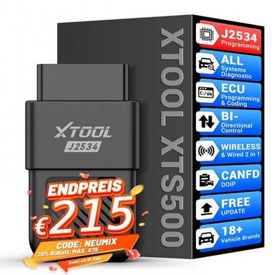 XTOOL XTS500 J2534 Pass-Thru-Programmiergerät OEM-Neuprogrammierungs-Scan-Tool