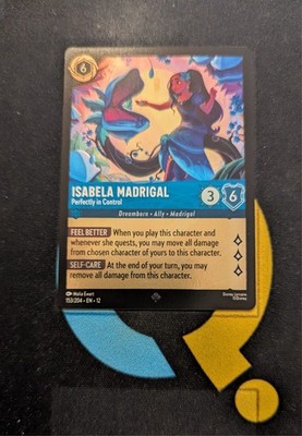 Isabela Madrigal Perfectly in Control 153/204 Foil Super Rare Lorcana