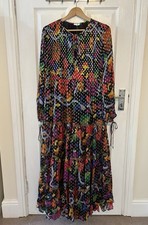 RIXO Lori floral-print woven maxi dress