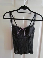 Y2K Victoria’s Secret Black Lace Tank