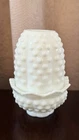 Fenton Vintage Hobnail Milk Glass Fairy Light Lamp