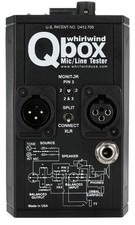 Whirlwind Qbox Audio Line Tester/Test Tone Generator (3-pack)