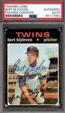 Bert Blyleven Cards, Rookie Cards and Autographed Memorabilia Guide 37