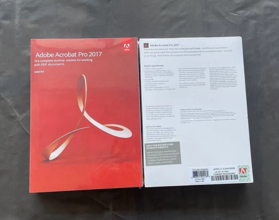 Adobe Acrobat Pro 2017 Boxed | Perpetual License (2 PCs) | DVD for Windows New - Image 3 of 4
