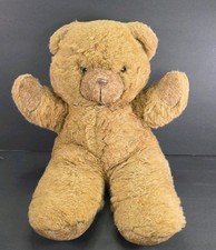 Vintage Teddy Bear Brown Soft Plush Stuffed Toy 22" Unbranded