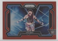 2024 Panini Prizm WWE Red Prizm 245/299 Io Shirai IYO SKY #90 00f3