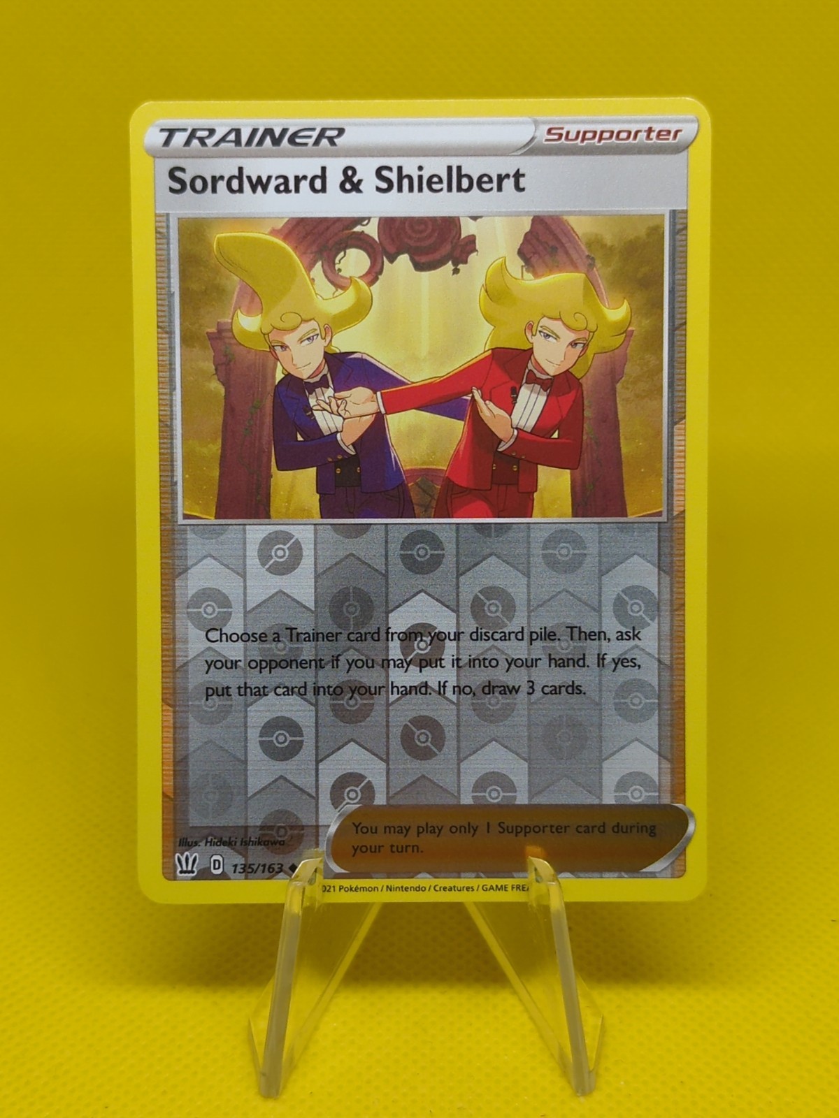 Pokemon - Sordward and Shielbert - 135/163 - Uncommon Reverse Holo