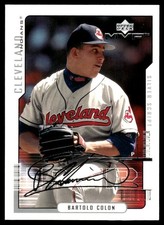 Bartolo Colon 2000 Upper Deck MVP #98 Indians MLB READ FREE SHIP AutographDen