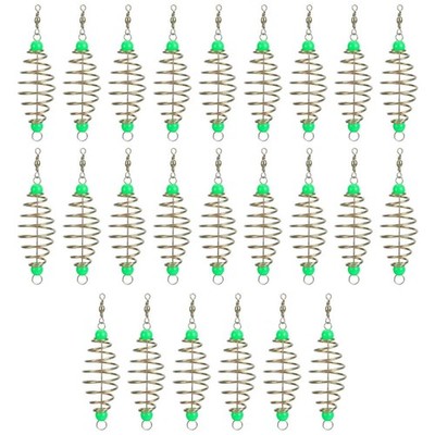 24Pcs Spring Carp Feeder Spring Fishing Feeder Bait Carp Fishing Baits Hook US