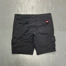 Vintage Y2K black dickies baggy wide-leg cargo shorts