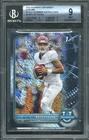 Bryce Young 2022 Bowman University Black Shimmer Refractor RC 1/1 BGS 9